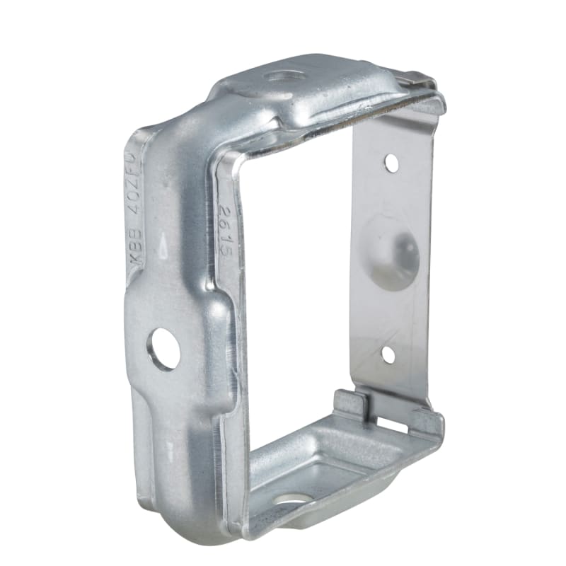 Schneider Electric fixing bracket, Canalis KBB, 25 A and 40 A, suspended on threaded rod or lateral, galvanized version KBB40ZFU