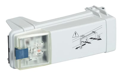 Schneider Electric Canalis - tap-off unit - 16A - fixed polarity without protection - blue KBC16DCB216