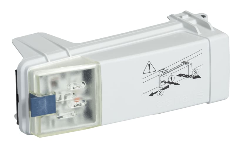 Schneider Electric Canalis - tap-off unit - 16A - fixed polarity without protection - blue KBC16DCB226