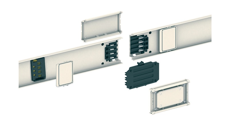 RAIL 100A 3M 3 Outlet (KNA100ED4303)
