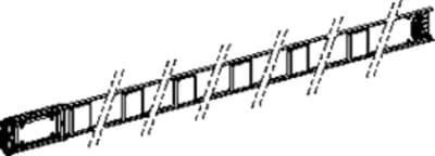 RAIL 160A 3M 3 Outlet