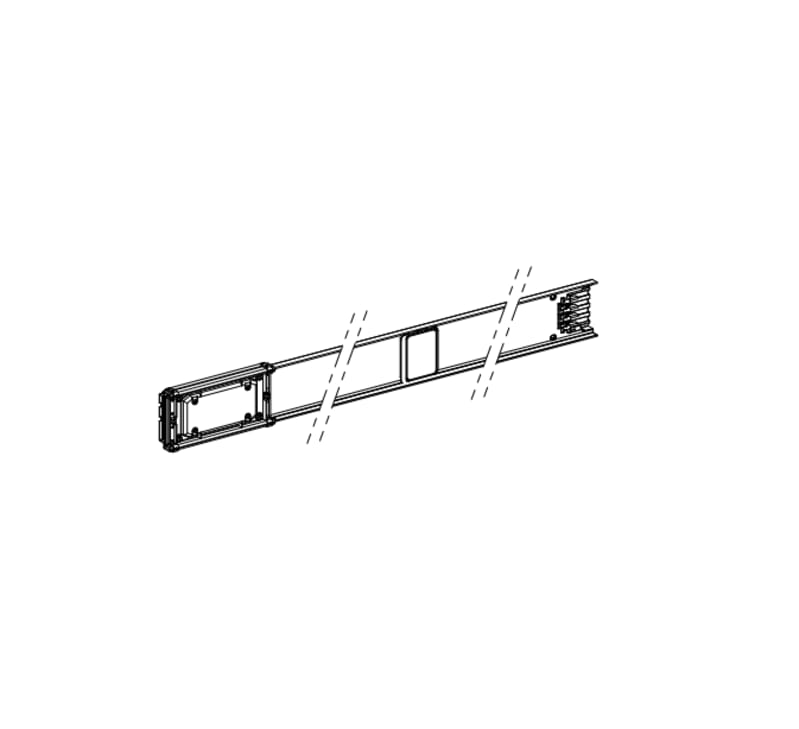 RAIL 40A 3M 1 Outlet (KNA40ED4301)