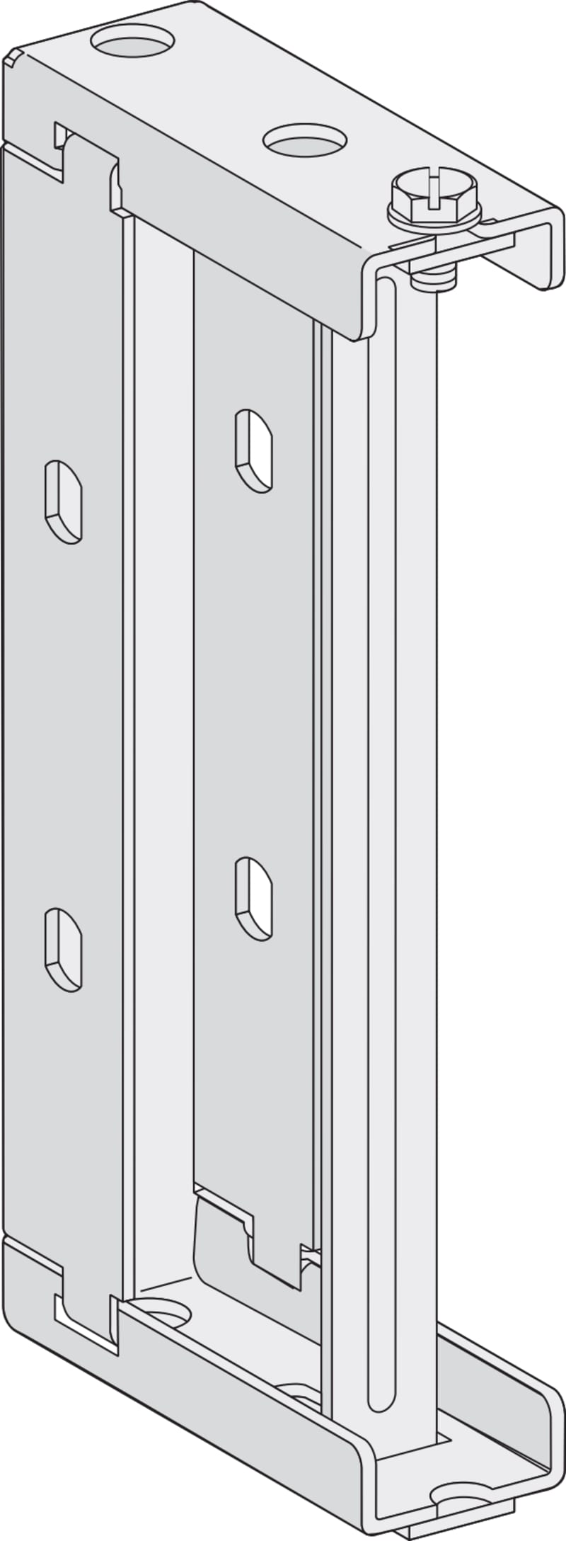 Schneider Electric Fixing brackets, Canalis KN, 40A to 160A, suspended on M8 rod, maximum load 80kg KNB160ZF1