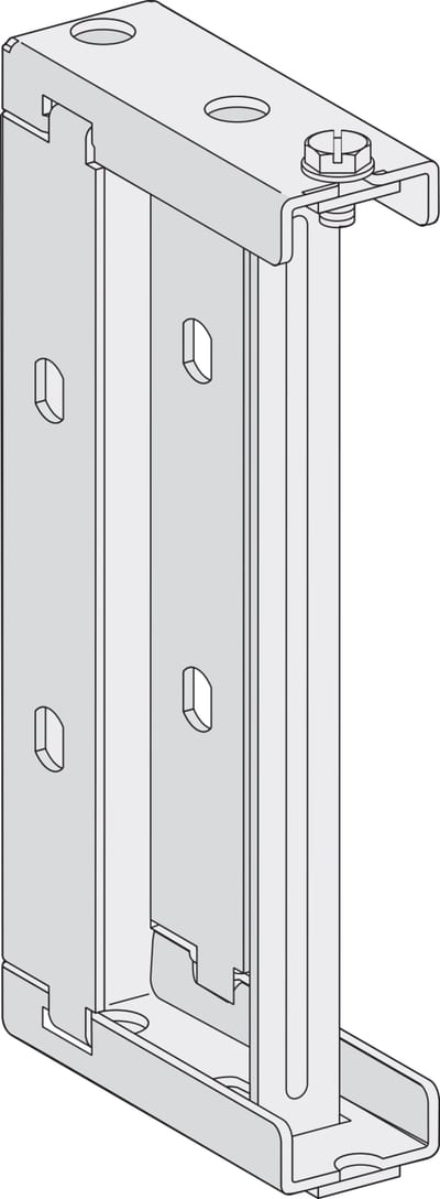 Schneider Electric Fixing brackets, Canalis KN, 40A to 160A, suspended on M8 rod, maximum load 80kg KNB160ZF1