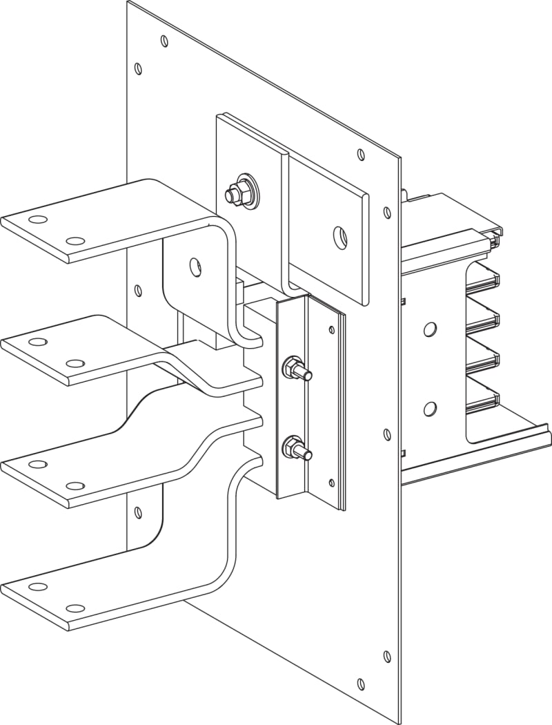 End feed RH/LH 1000A (KSA1000AE4)
