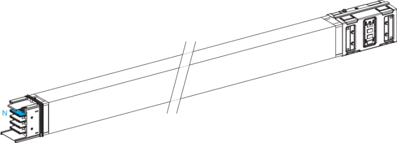 Rail 1000A 5m without outlet (KSA1000ET450)