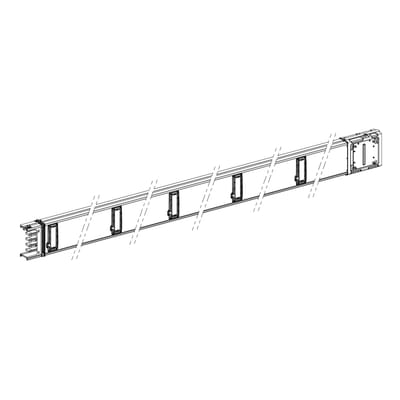 RAIL 100A 5M 10 Outlet