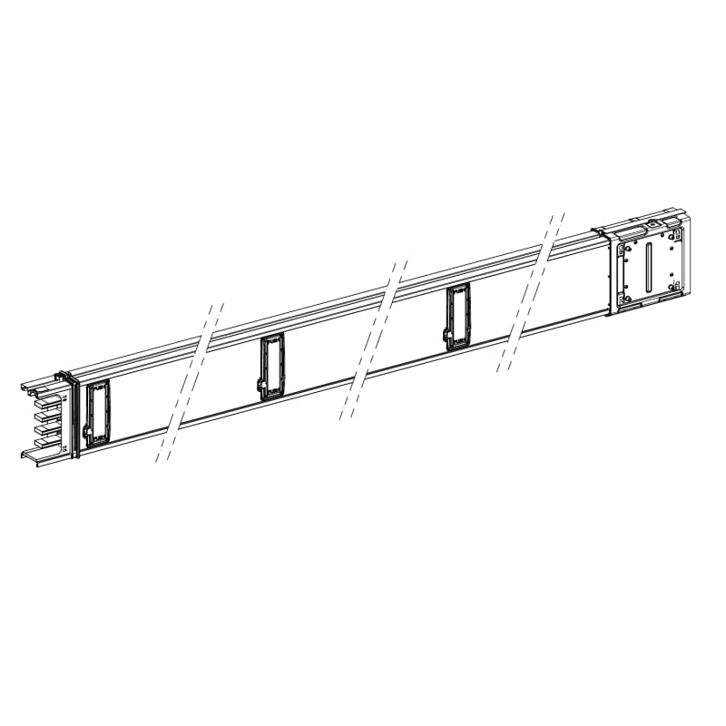RAIL 250A 3M 6 Outlet (KSA250ED4306)