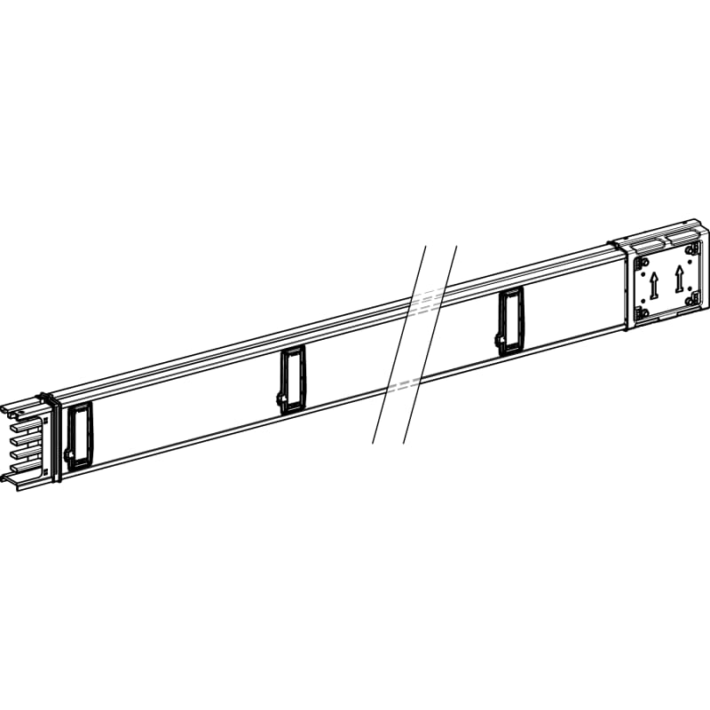 RAIL 400A 2M 8 Outlet (KSA400ED4208)