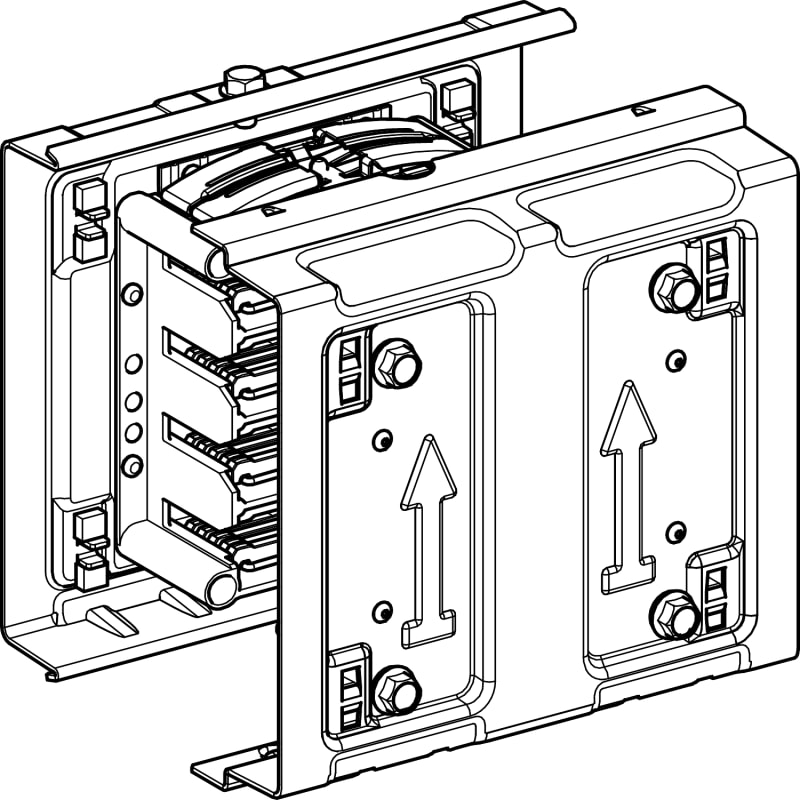 Schneider Electric Jointing unit, Canalis KS 400A, 3L+N+PE, 400A, IP55, white RAL9001 KSA400ZJ4