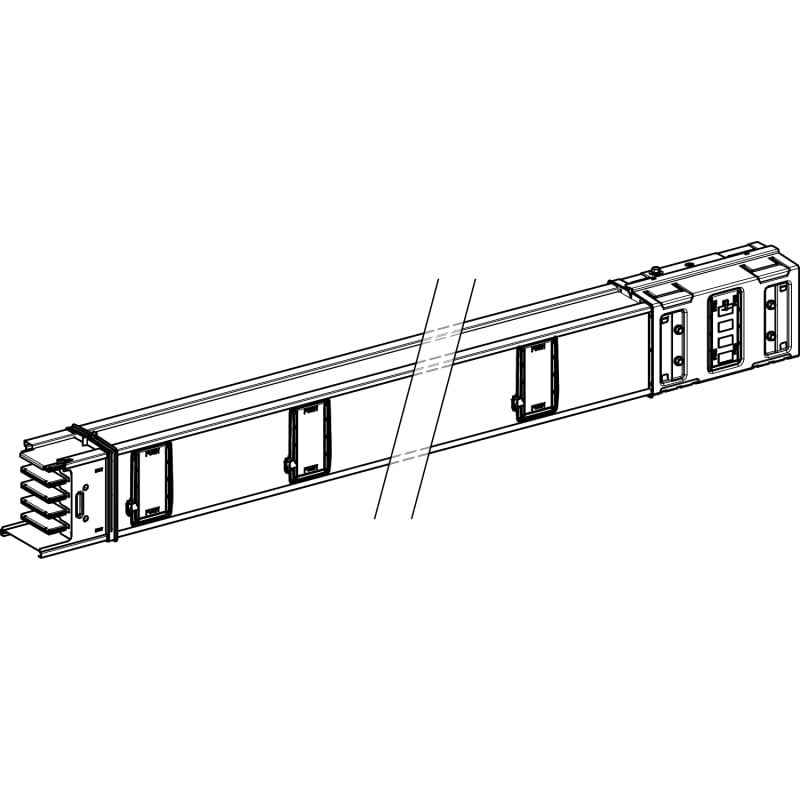 RAIL 500A 5M 10 Outlet (KSA500ED45010)