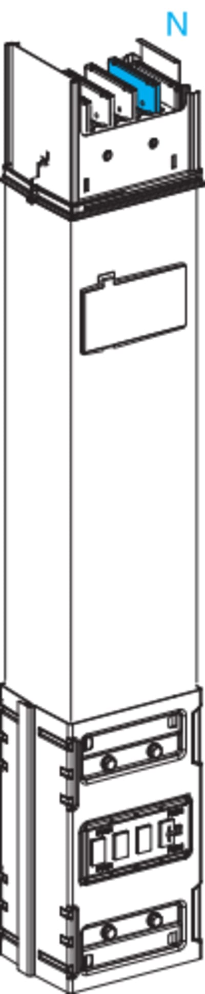Ladders 630-630A 0,8M 1 Outlet
