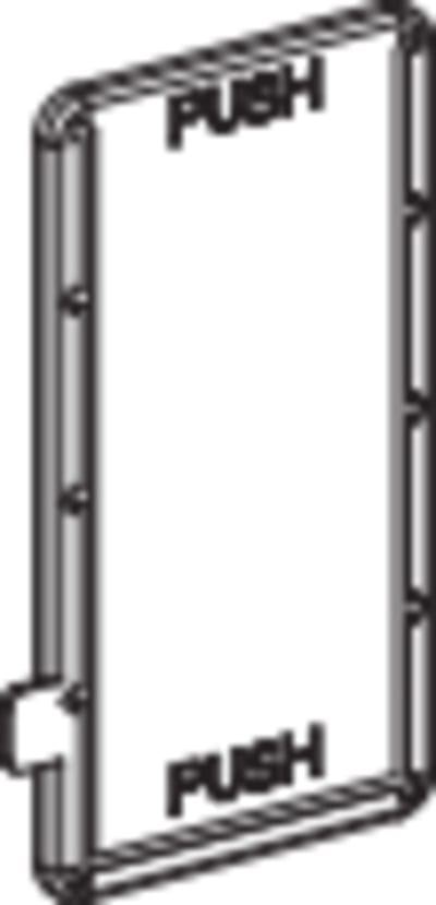 Cover Outletspunkt IP55 (KSB1000ZB1)