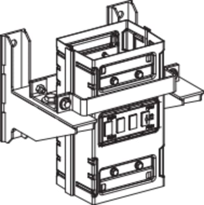 Schneider Electric Bottom support, Canalis KS, 800A to 1000A, vertical installation, maximum load 1760kg KSB1000ZV1