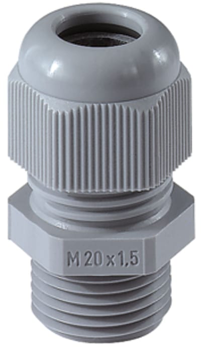 Nipple M16L (5-10) GREY Polyamide