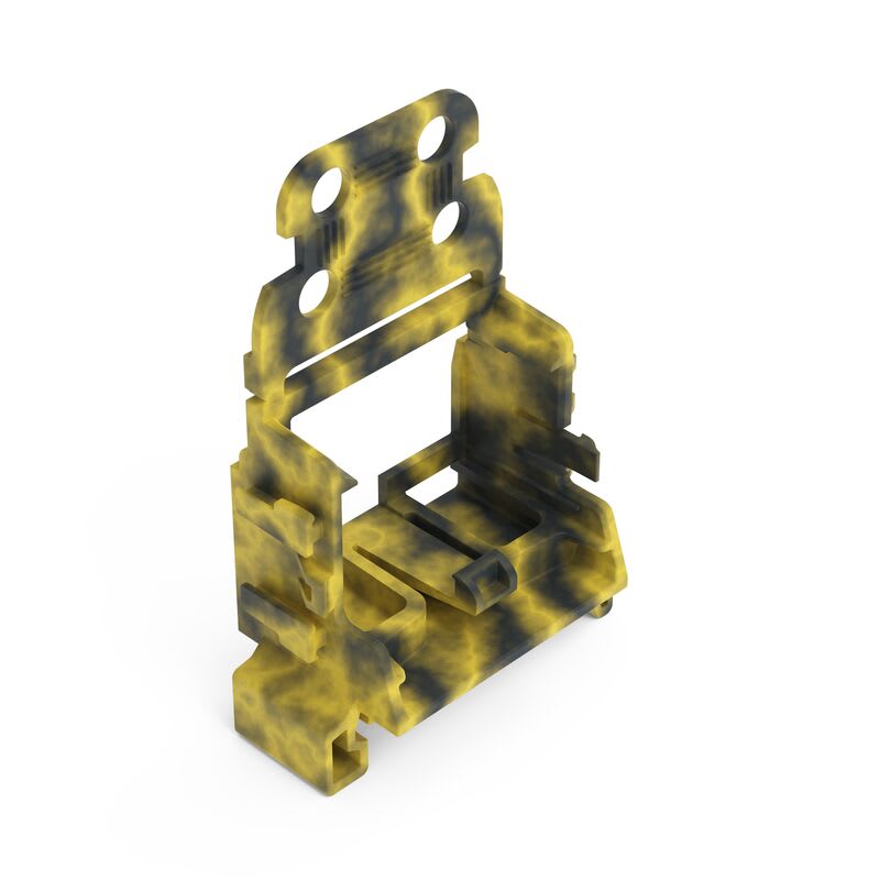 WAGO 221-549/000-053 Holder for 221 10-Way, grey/yellow