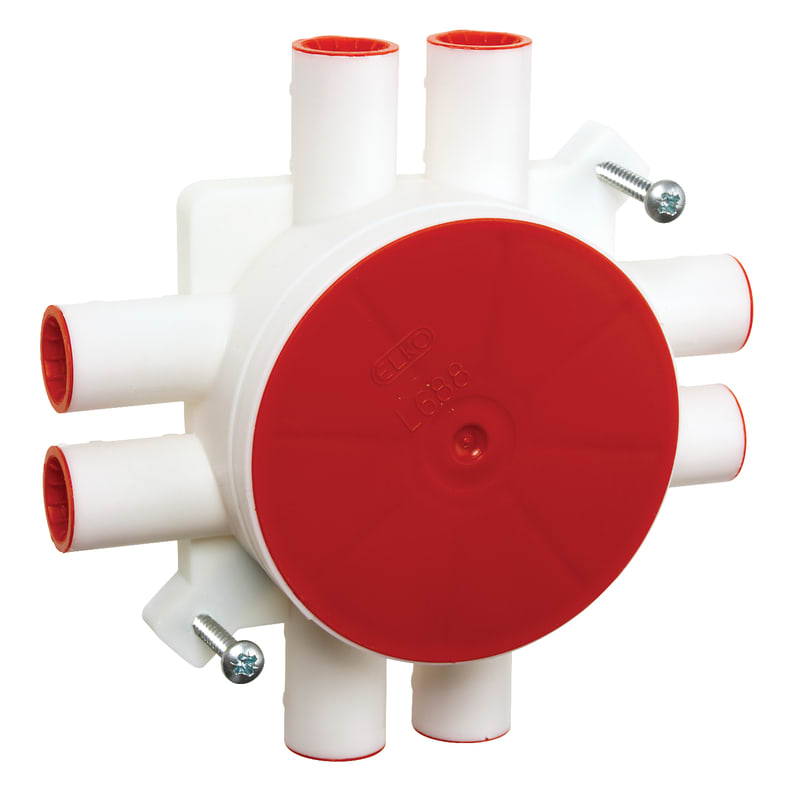 Ceiling Box 40 mm, ELKO 8 Entries TB (EKO06796)