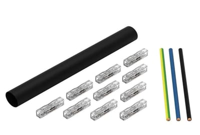 WAGO Cable Repair Kit for Multi-Core Cables 8-24 mm with Connectors 207-5485/316-000