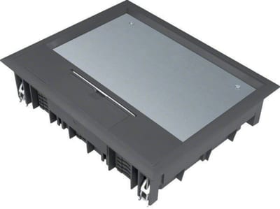Floor Box VE09, 12mm cover black