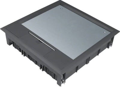 Floor Box VQ12, 12mm cover black (VQ12129005)