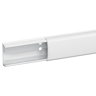 Schneider Electric OptiLine - minitrunking - 12 x 30 mm - PVC - cable retain function - polar white ISM14230P