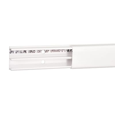 Schneider Electric OptiLine - minitrunking - 18 x 35 mm - PC/ABS - polar white ISM14430P