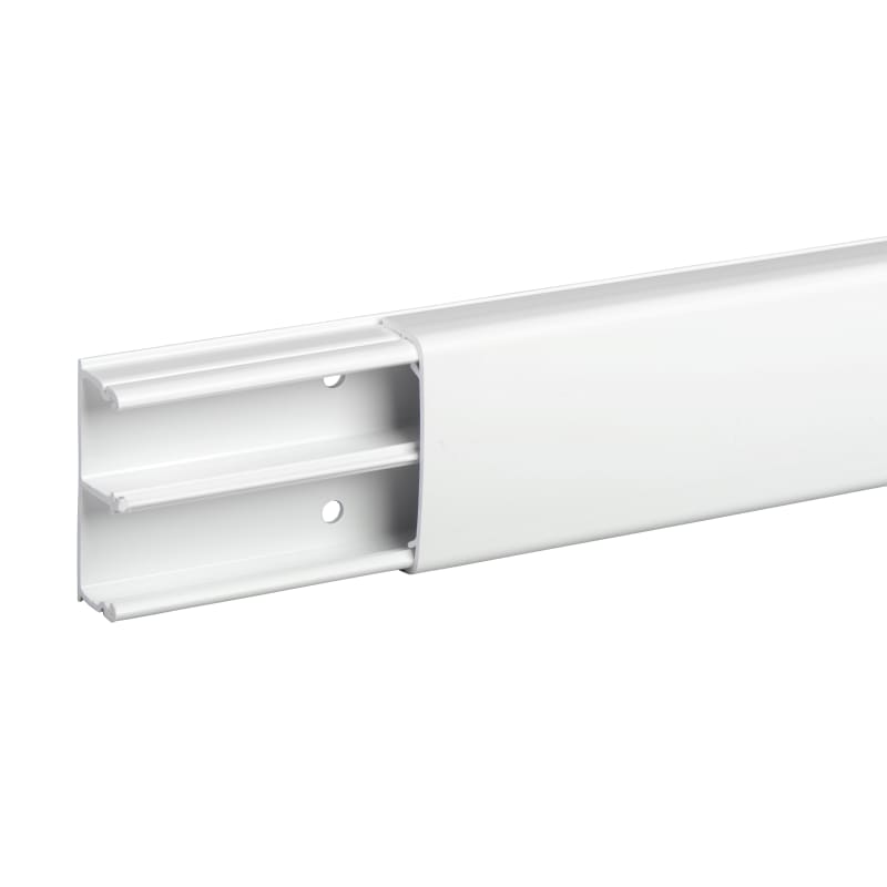 Schneider Electric OptiLine - minitrunking - 18 x 45 mm - PVC - polar white ISM14500P