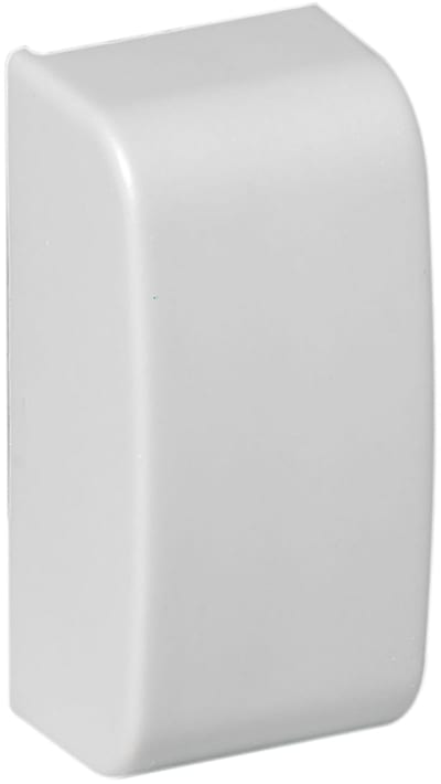 Schneider Electric OptiLine 18×45 mm end piece PC/ABS pure white