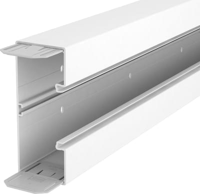 Wall Trunking GKH 170x70 mm, 2 m, PC/ABS, Polar White, Halogen-Free