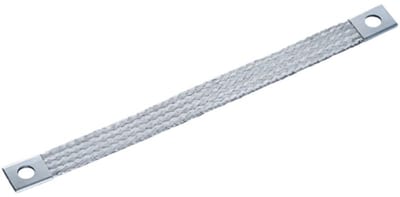 nVent ERIFLEX 554345 Grounding and Bonding Braid, Stainless Steel, 98.68 kcmil, 9.843"