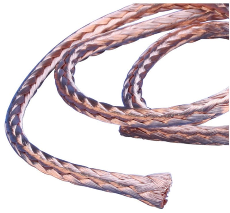 nVent ERIFLEX RRCB1525 Round Braid in Coil, Bare Copper, 49.34 kcmil, 82'