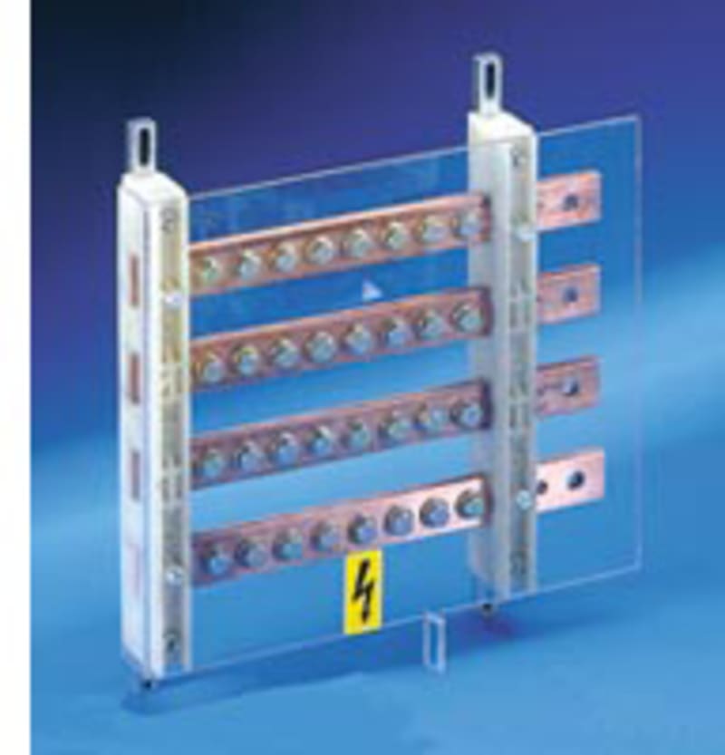 nVent ERIFLEX TRC630A Four Pole Distrib. Block with Threaded Bars, Flat, 630 A
