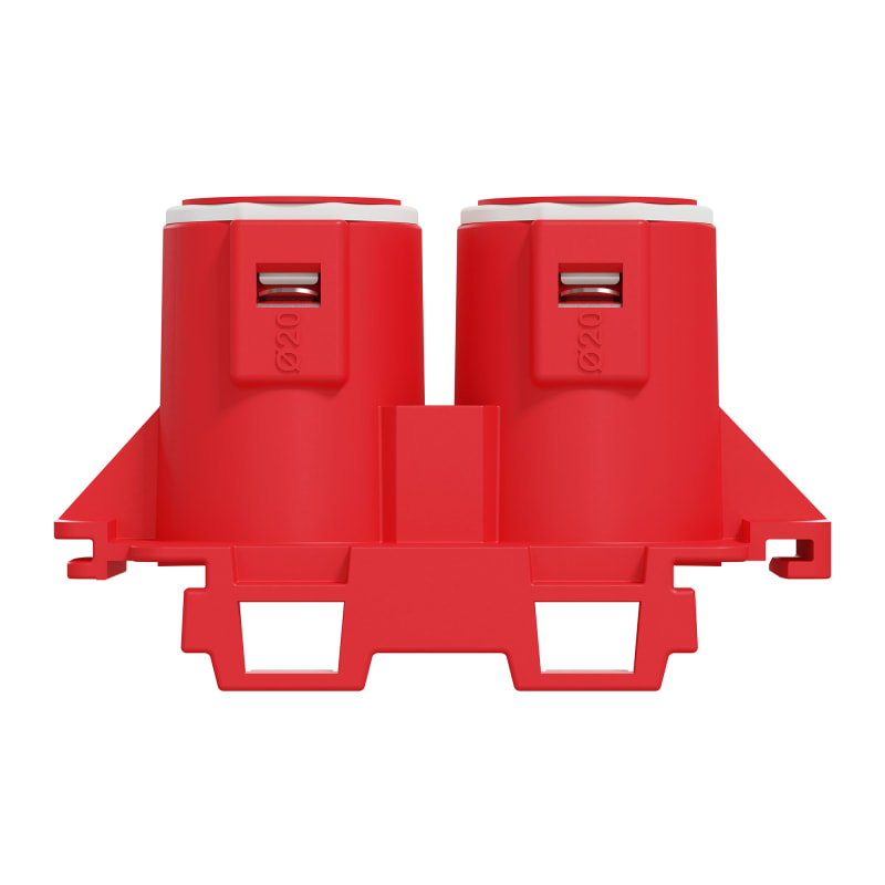 Double spigot 16/20mm (EKO07427)