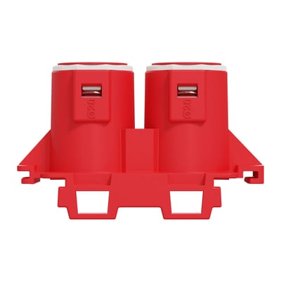 Double spigot 16/20mm