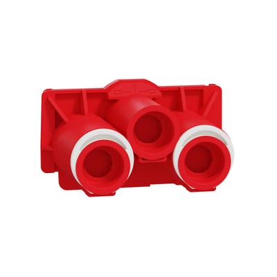 Triple spigot 16/20mm