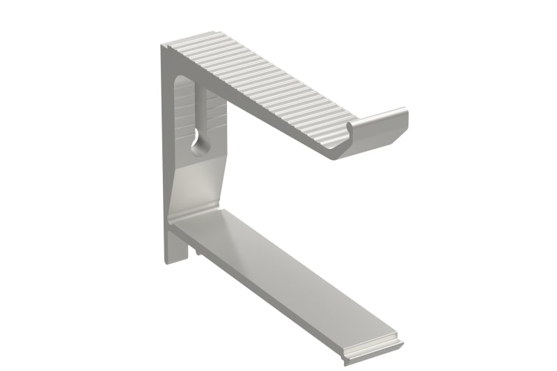 Wibe Group STA500063 Fixed Wall Bracket 146 mm Depth 6 Ribs Aluminium