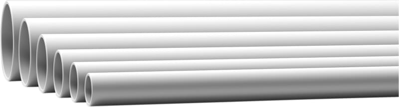 Rigid pipe PP 12 mm 320N White / 3M (1226688)