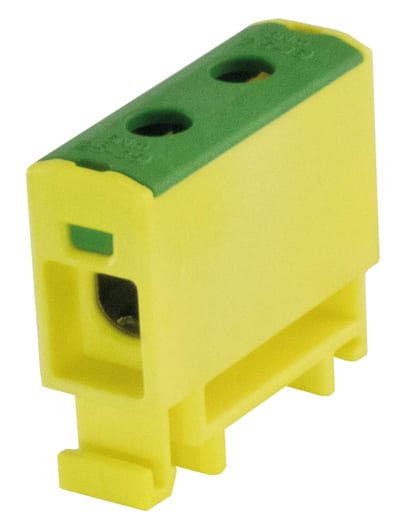 Terminal block 1X16 mm² yellow/green