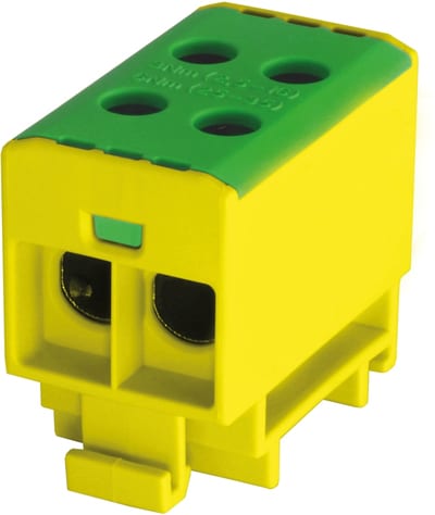 Terminal block 2X35 mm² yellow/green