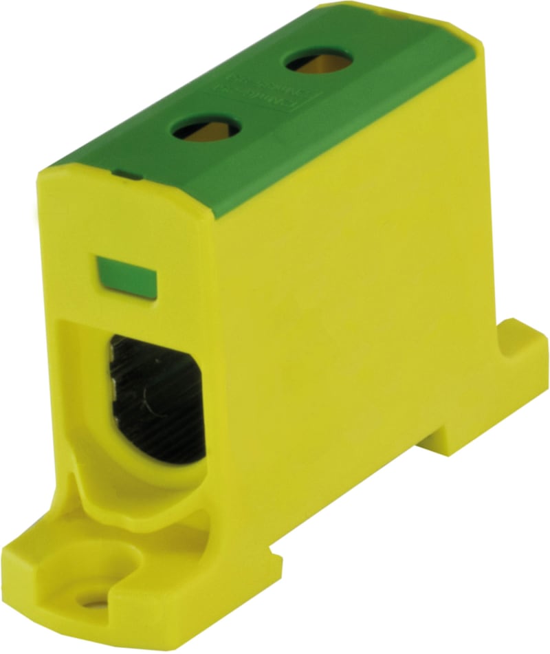 Terminal block 1X95 mm² yellow/green (BPZ-KC-1/95PE-ALU)