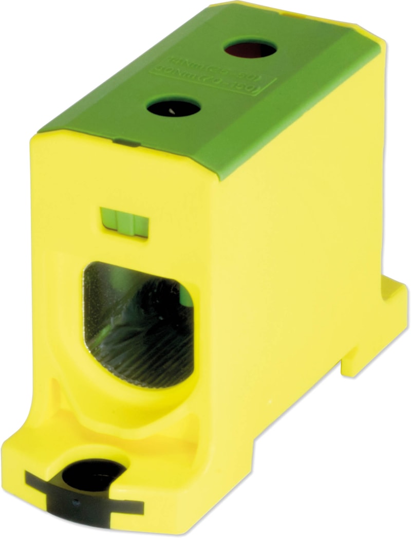 Terminal block 1X150 mm² yellow/green (BPZ-KC-1/150PE-ALU)