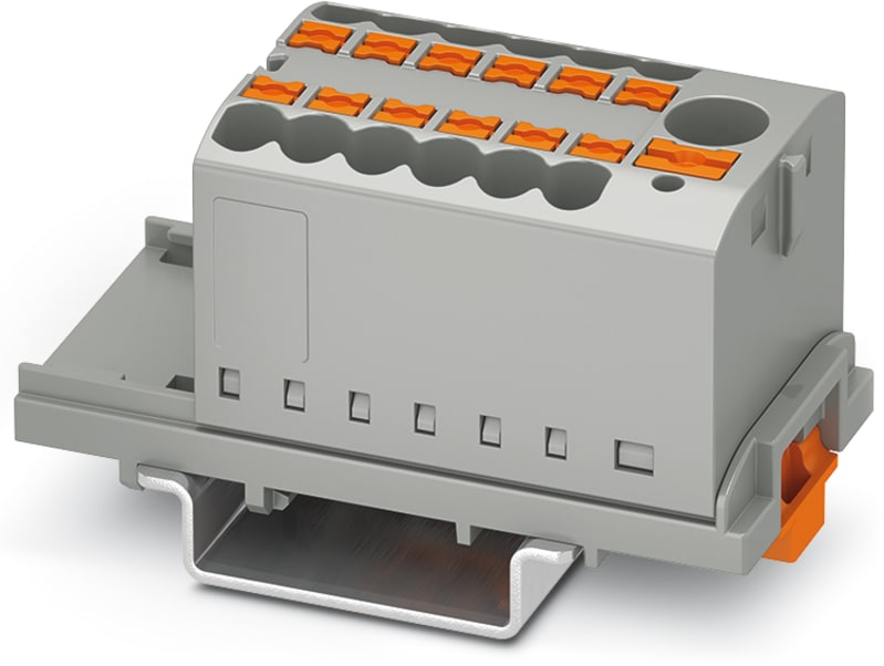 Distribution Block (PTFIX 6/12X2,5-NS35 GY)