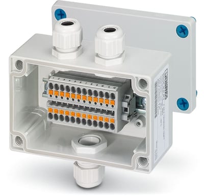Junction BOX WITH 12 TERMINAL