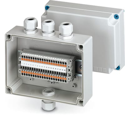 Junction BOX WITH 20 TERMINAL