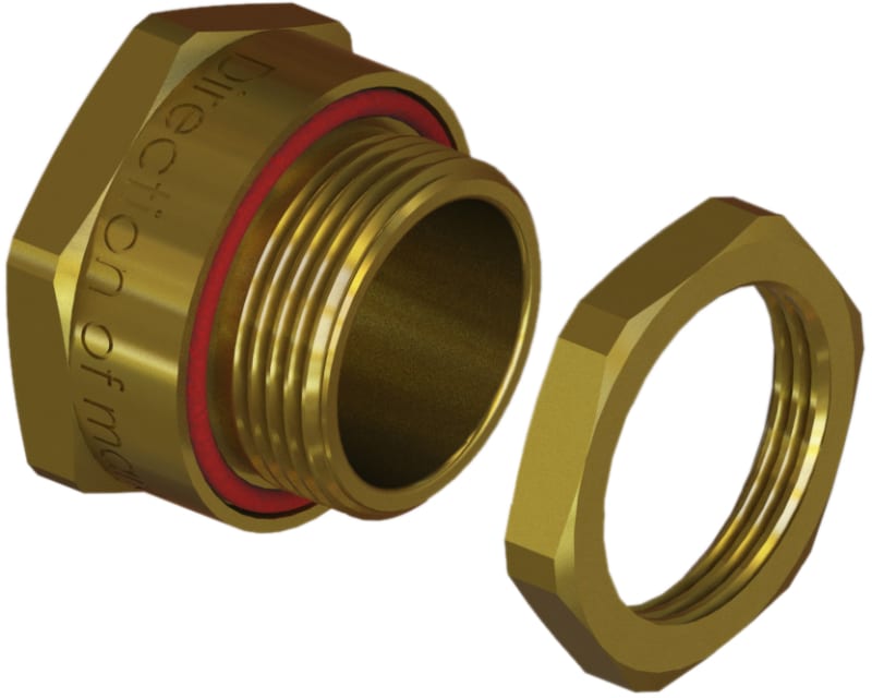 Blindpl/NUT TEF794 M20 Brass EXED (6502002)