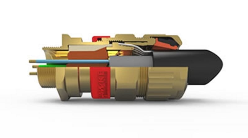 Hawke ICG653/UNIV Ex d / Ex e barrier cable gland, size C, M32, 316 stainless steel (ICG653/U/EP-CM32SS)