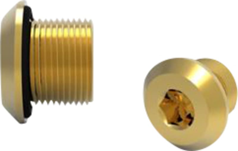 Hawke 487 Ex d / Ex e dome head stopping plug, M16, nickel-plated brass (487-M16NP)