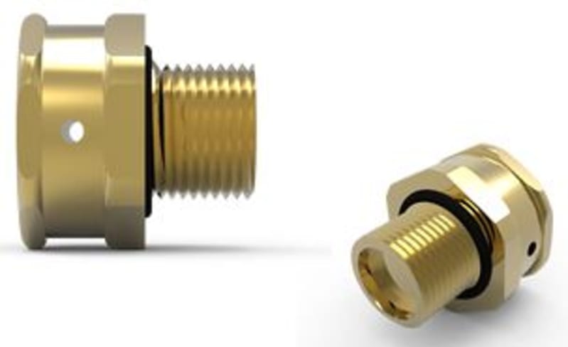 Hawke 489 Ex d breather drain, M20, nickel-plated brass (489-M20BR)