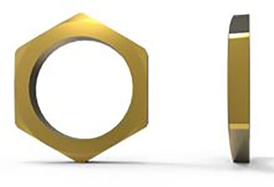 Hawke Locknut, size B, M25, 316 stainless steel