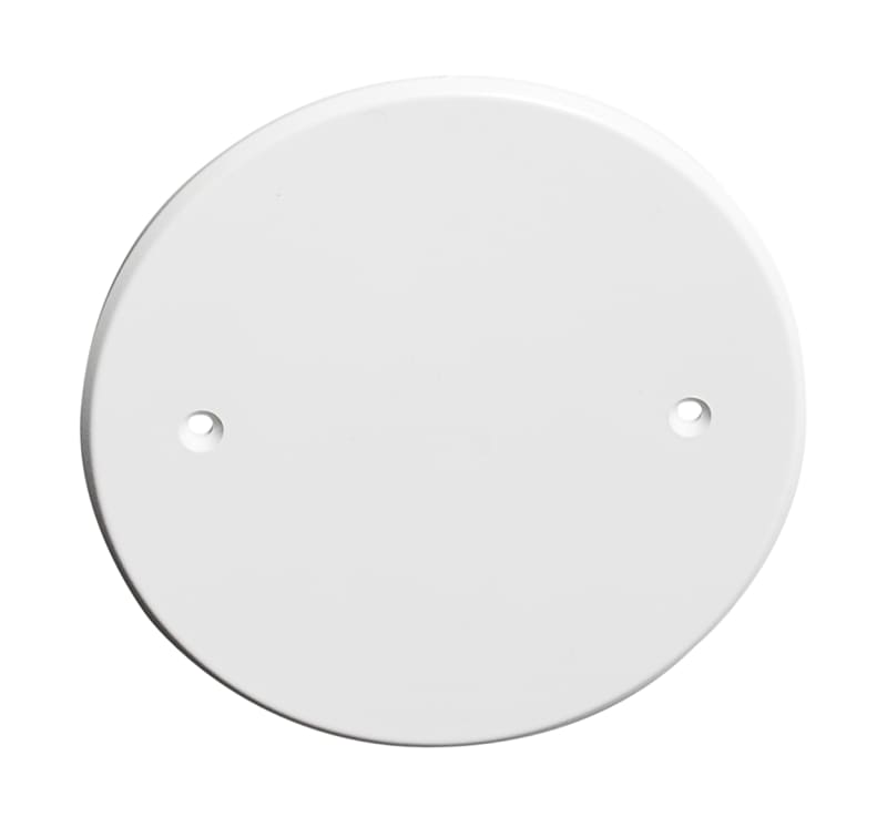 Schneider Electric Surface-Mount Blind Cover 1 Hole Sealed POLAR WHITE (4553)